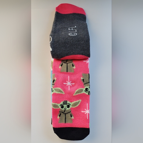 Baby Yoda Socks Ladies 6-Pair No-Show MultiColor Polyester. Shoe Sz. 4 - 10 NWT - Picture 3 of 7